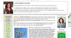 Desktop Screenshot of cassandraeason.com