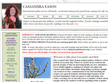 Tablet Screenshot of cassandraeason.com